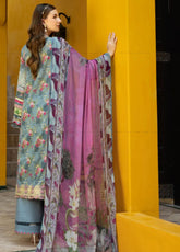 Signature by Elaf Embroidered Lawn Suits Unstitched 3 Piece - EF25EL 7B GLORY